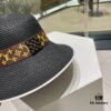 2023 New LV Straw Classic Popular Bucket Hat, Fashionable and Elegant, Simple and Versatile