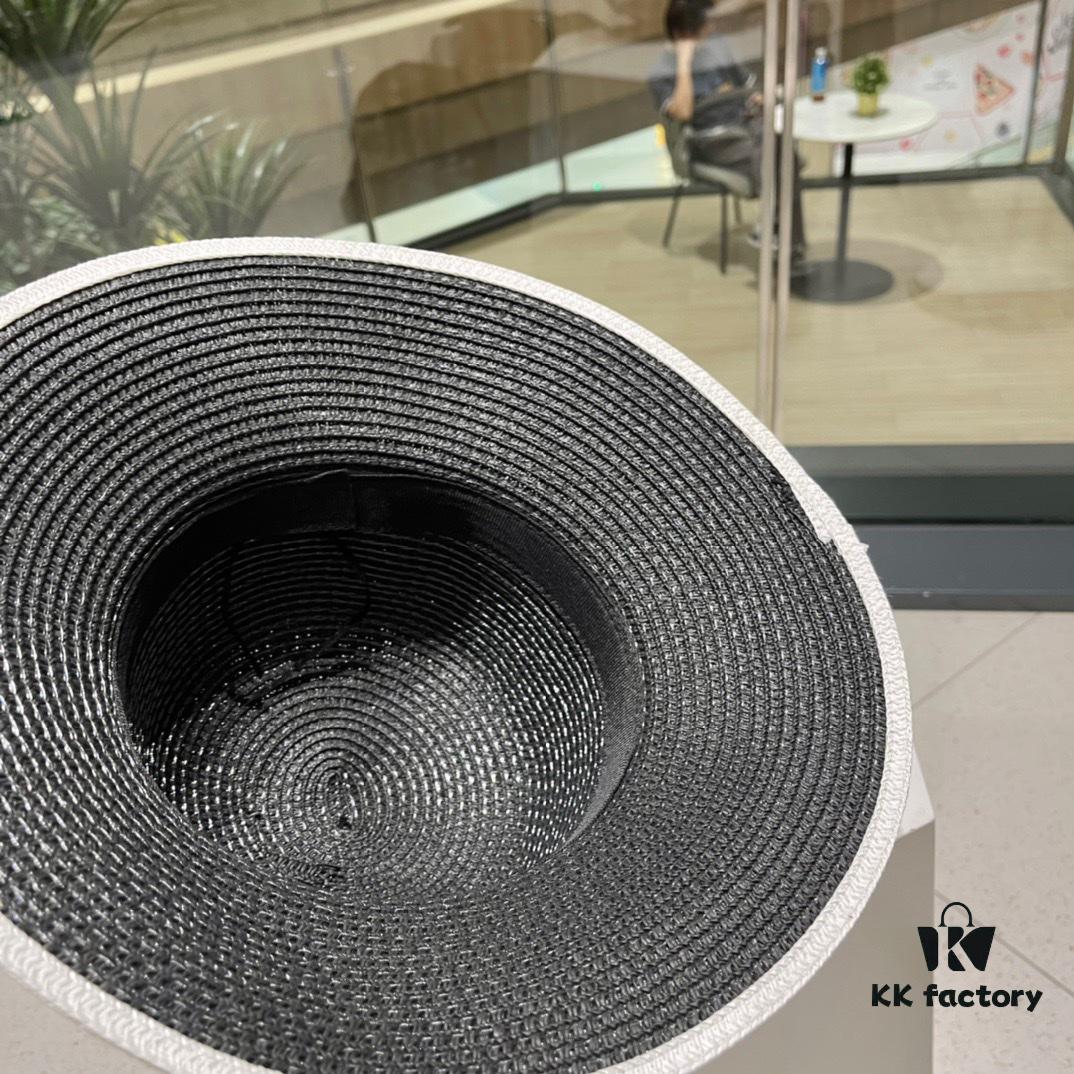 2023 New LV Straw Classic Popular Bucket Hat, Fashionable and Elegant, Simple and Versatile