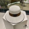 2023 New LV Woven Classic Popular Bucket Hat, Straw Hat, Dress Hat – Simple and Elegant, Versatile Accessory
