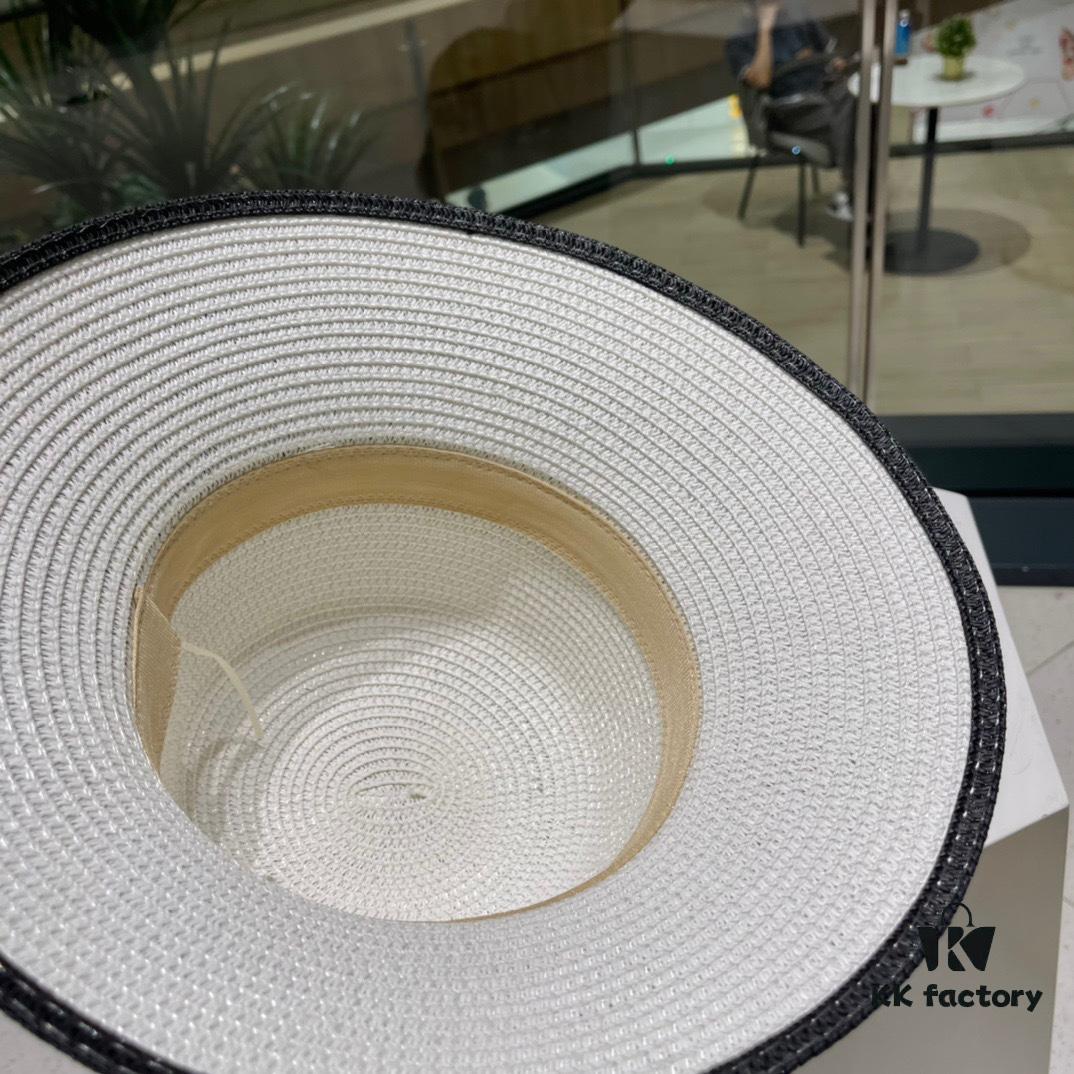 2023 New LV Woven Classic Popular Bucket Hat, Straw Hat, Dress Hat – Simple and Elegant, Versatile Accessory