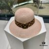 2023 New LV Woven Classic Best-Selling Bucket Hat, Straw Hat, Dress Hat – Simple and Elegant, Versatile Accessory