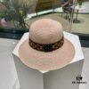 2023 New LV Woven Classic Best-Selling Bucket Hat, Straw Hat, Dress Hat – Simple and Elegant, Versatile Accessory