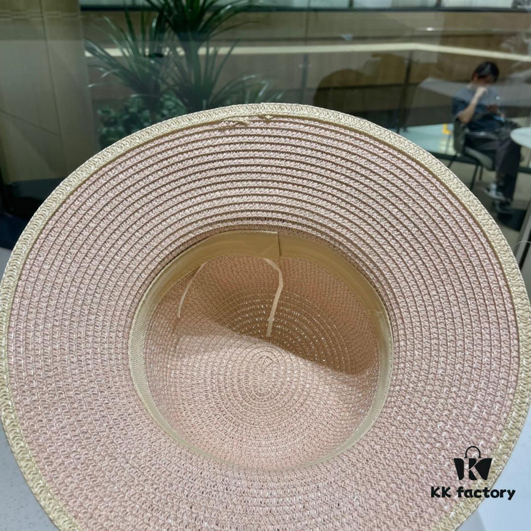 2023 New LV Woven Classic Best-Selling Bucket Hat, Straw Hat, Dress Hat – Simple and Elegant, Versatile Accessory