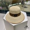 2023 New LV Woven Classic Best-Selling Bucket Hat, Straw Hat, Dress Hat – Simple and Elegant, Versatile Accessory