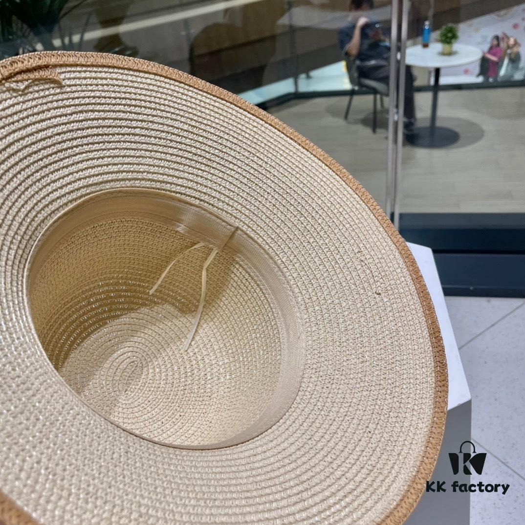 2023 New LV Woven Classic Best-Selling Bucket Hat, Straw Hat, Dress Hat – Simple and Elegant, Versatile Accessory