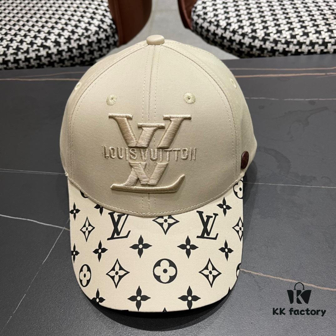 Louis Vuitton LV 2024 New Arrival Store Exclusive Embroidered Baseball Cap, Simple and Elegant Unisex Sun Hat, Fisherman Knit Cap