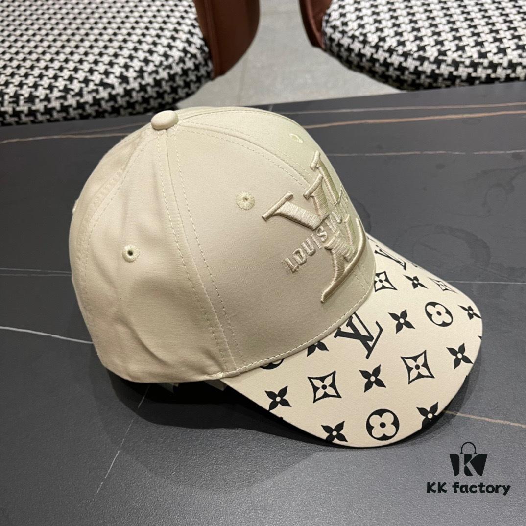 Louis Vuitton LV 2024 New Arrival Store Exclusive Embroidered Baseball Cap, Simple and Elegant Unisex Sun Hat, Fisherman Knit Cap