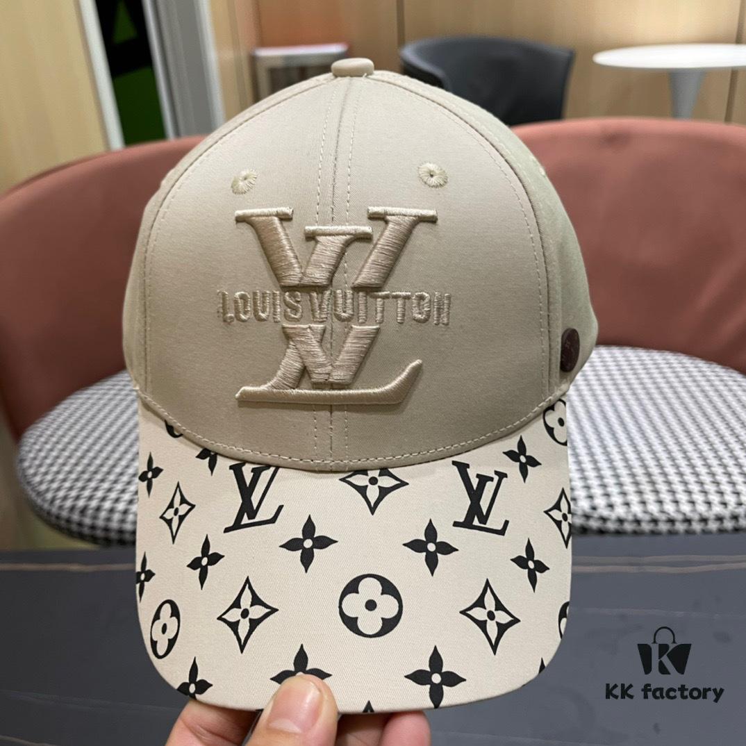 Louis Vuitton LV 2024 New Arrival Store Exclusive Embroidered Baseball Cap, Simple and Elegant Unisex Sun Hat, Fisherman Knit Cap