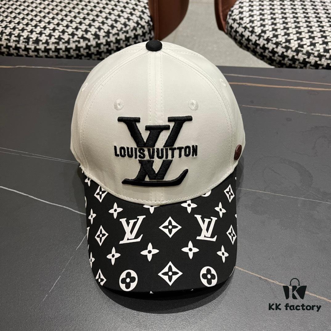 Louis Vuitton LV 2024 New Arrival Store Exclusive Embroidered Baseball Cap, Simple and Elegant Unisex Sun Hat, Fisherman Cap, Knit Cap