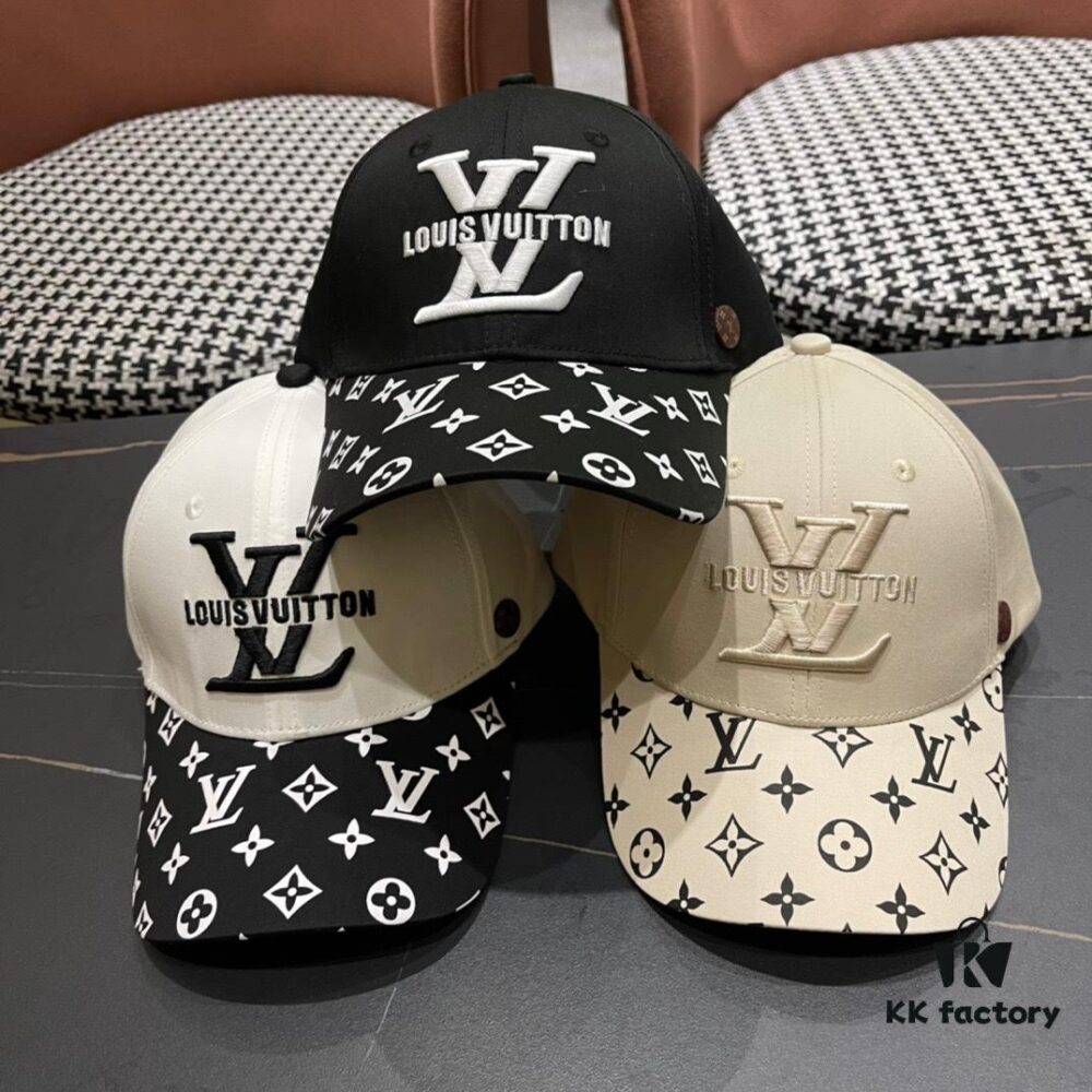 Louis Vuitton LV 2024 New Arrival Store Exclusive Embroidered Baseball Cap, Simple and Elegant Unisex Sun Hat, Fisherman Cap, Knit Cap