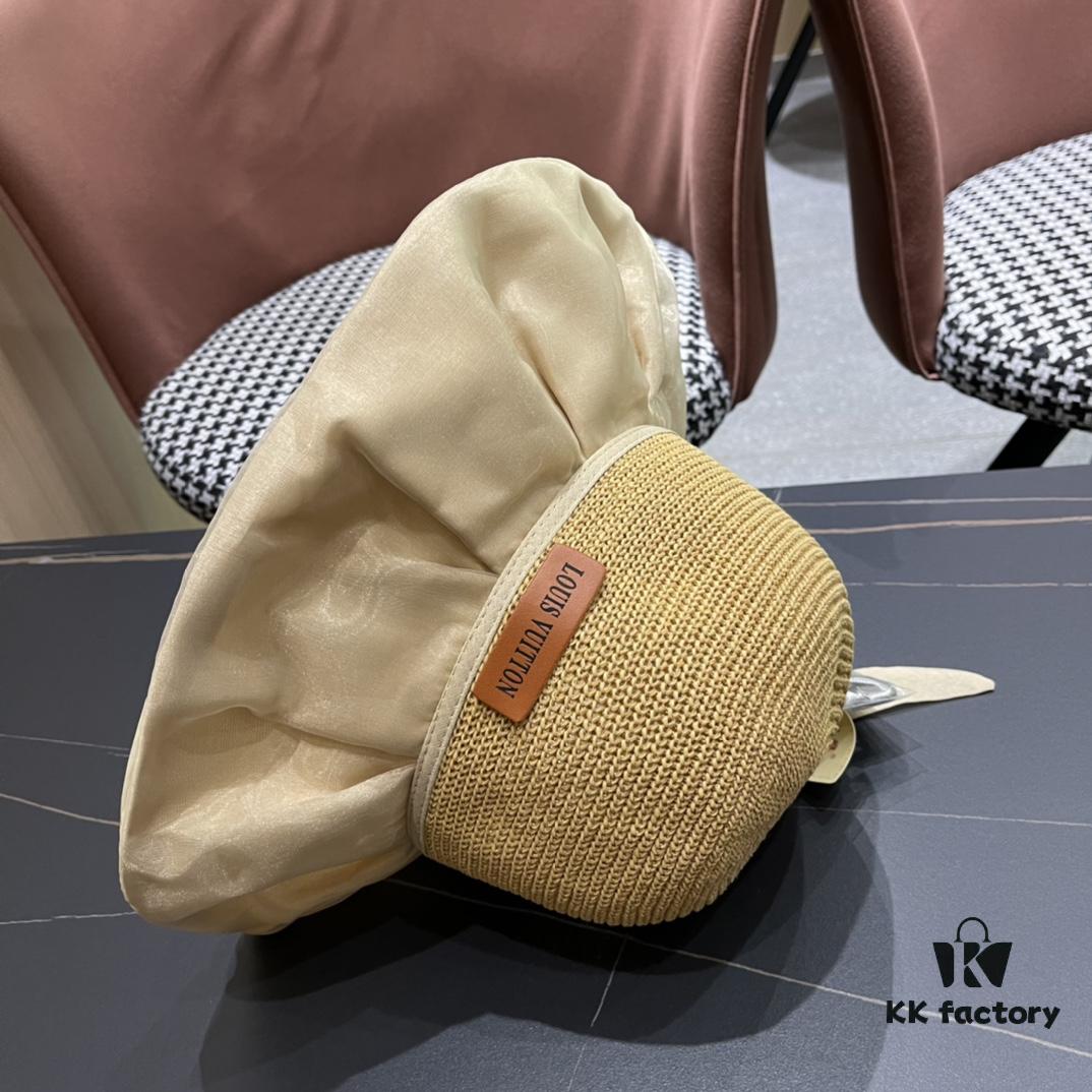 LV Louis Vuitton Bucket Hat, Must-Have for Outings, Slimming Face Appearance