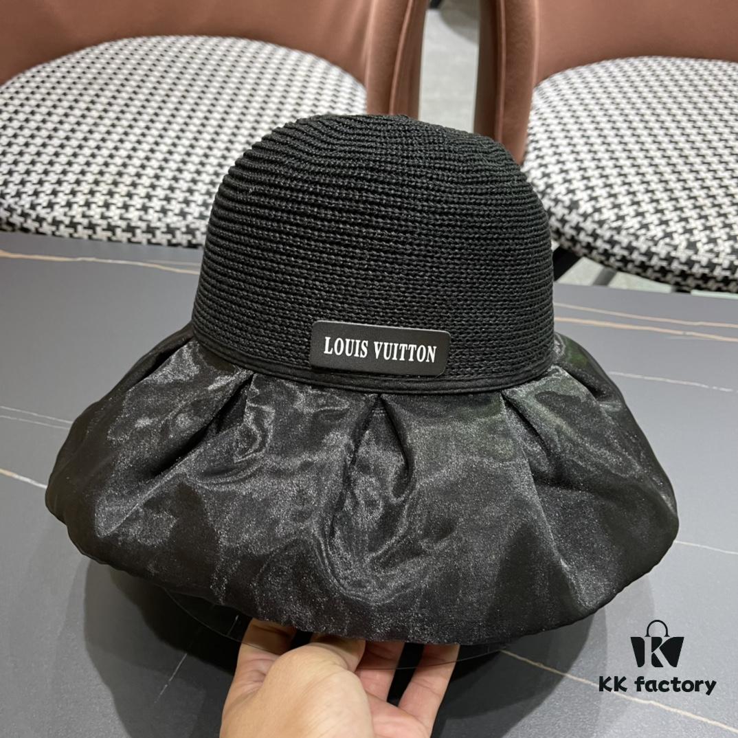 LV Louis Vuitton Bucket Hat, Must-Have for Outings, Slimming Face Appearance