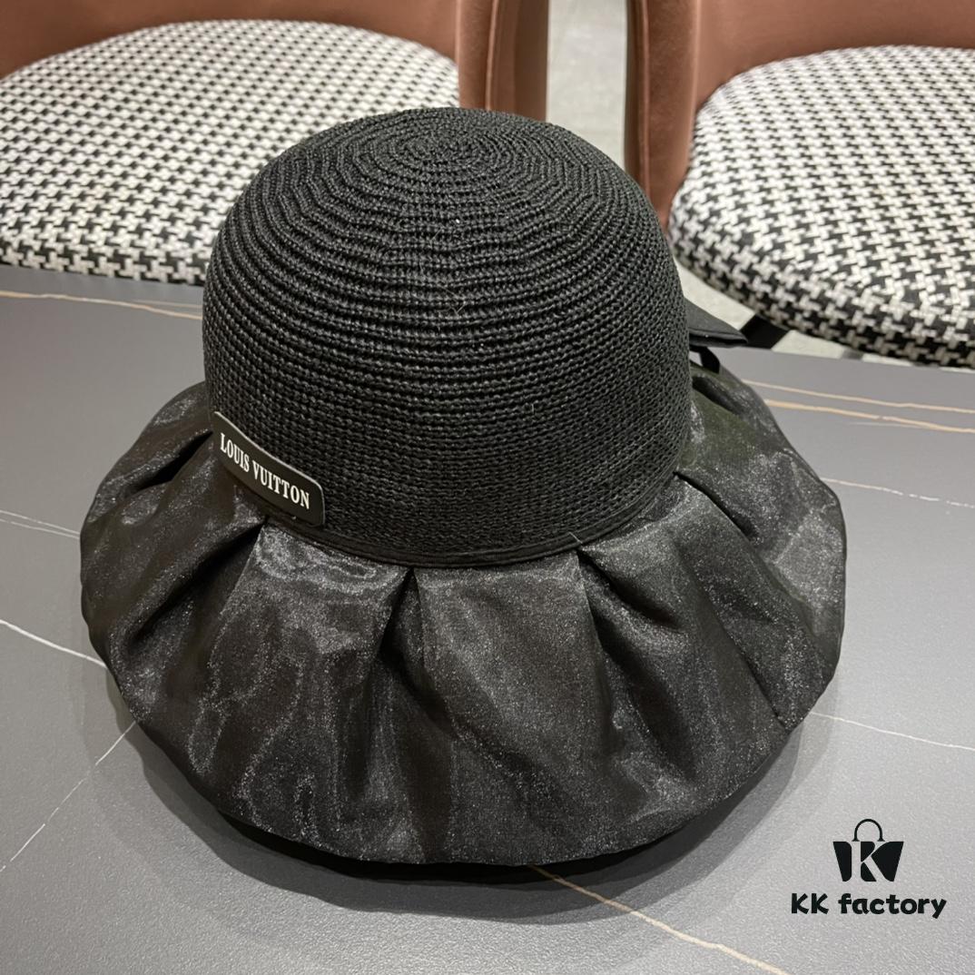 LV Louis Vuitton Bucket Hat, Must-Have for Outings, Slimming Face Appearance