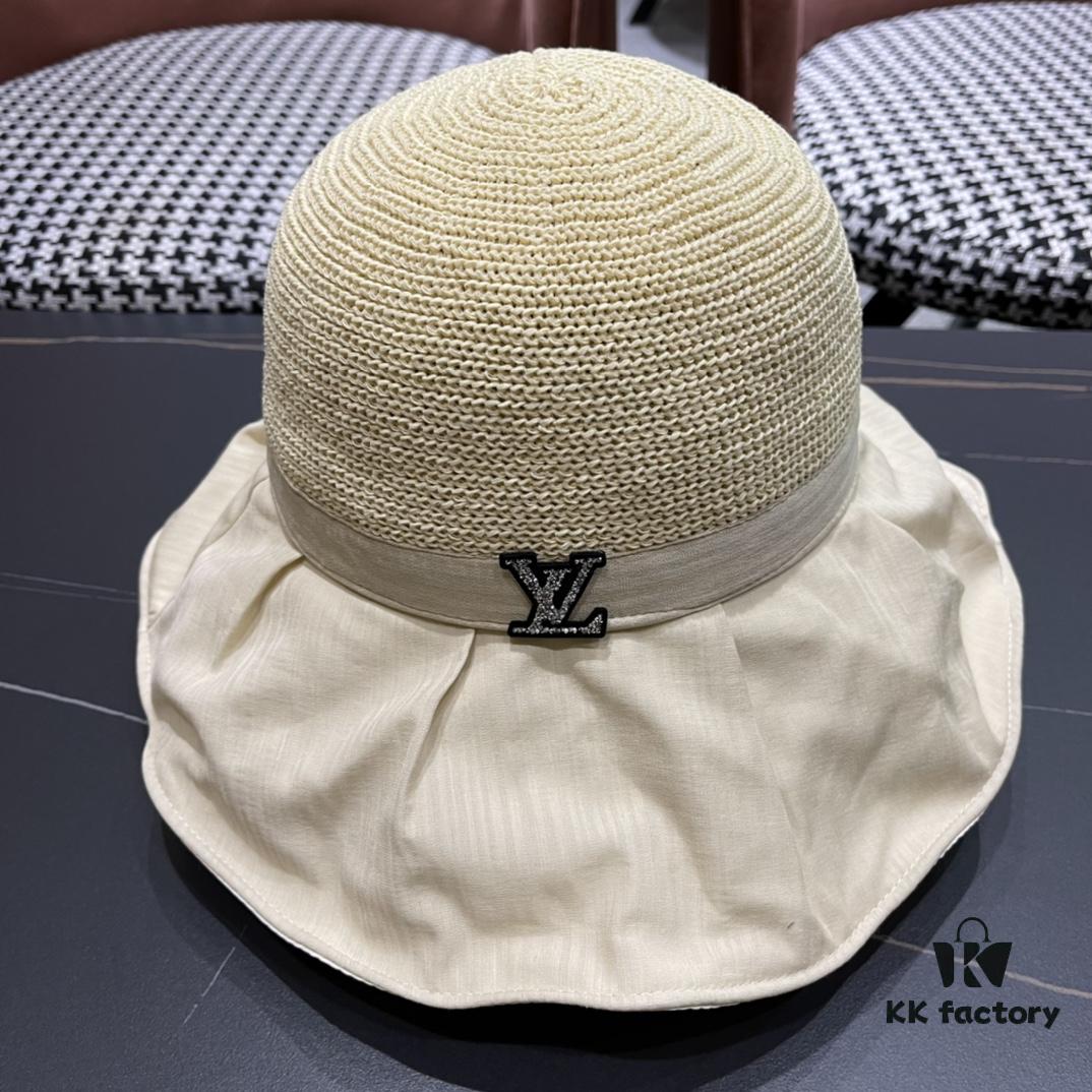 LV Bucket Hat 🧢 New Louis Vuitton Bucket Hat 🧢 Hot Selling, Versatile Accessory 🥰 Looks Great with Any Outfit, Excellent Quality 👍