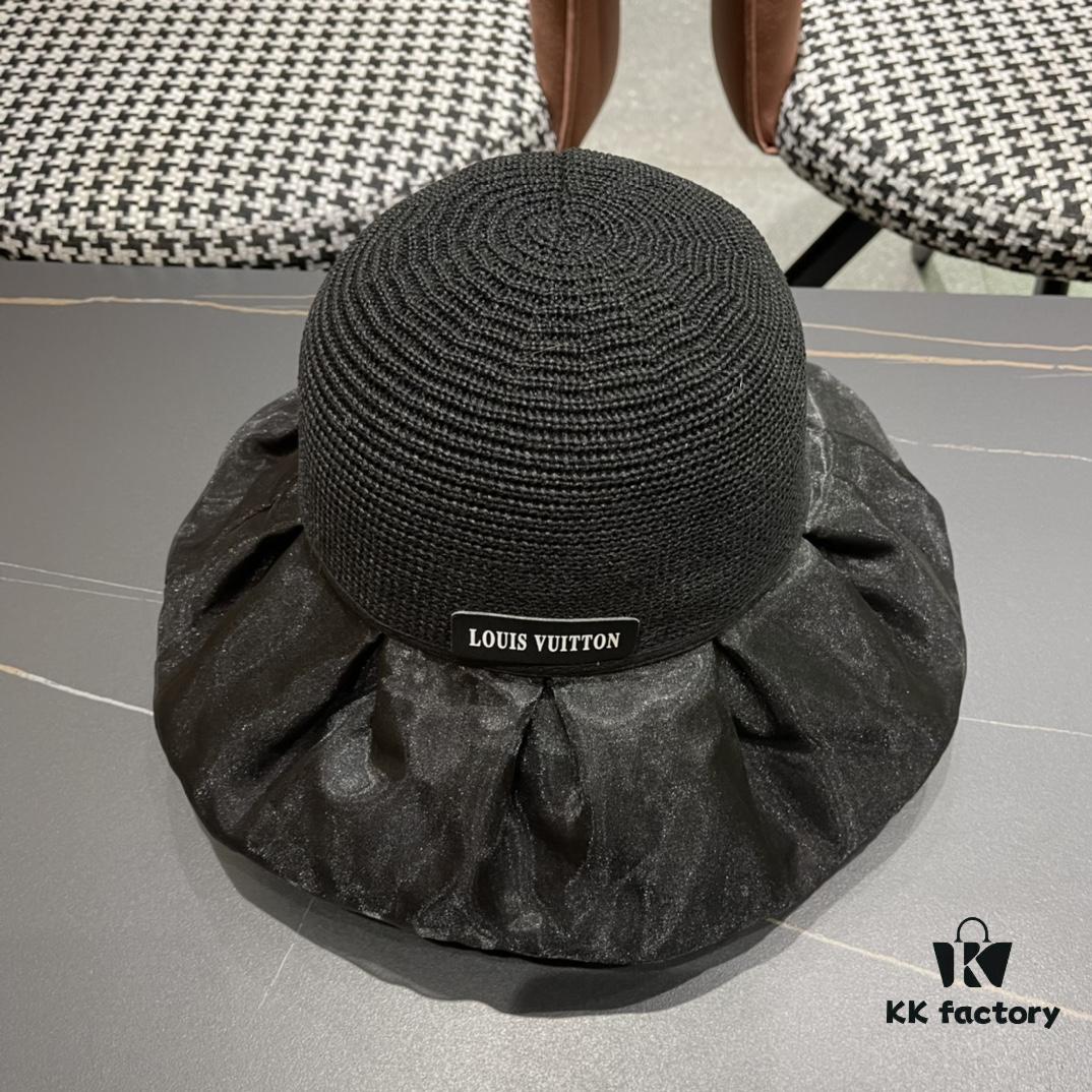 LV Louis Vuitton Bucket Hat, Must-Have for Outings, Slimming Face Appearance