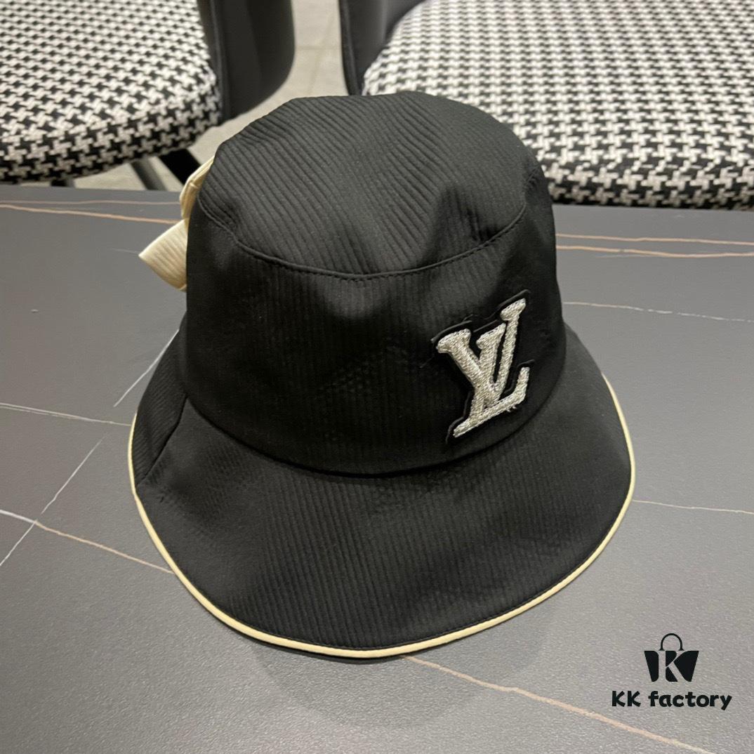 Louis Vuitton 2024 New Arrival LV Bucket Hat, Heavy Craftsmanship, Fisher Collection High-End and Elegant, Versatile Style