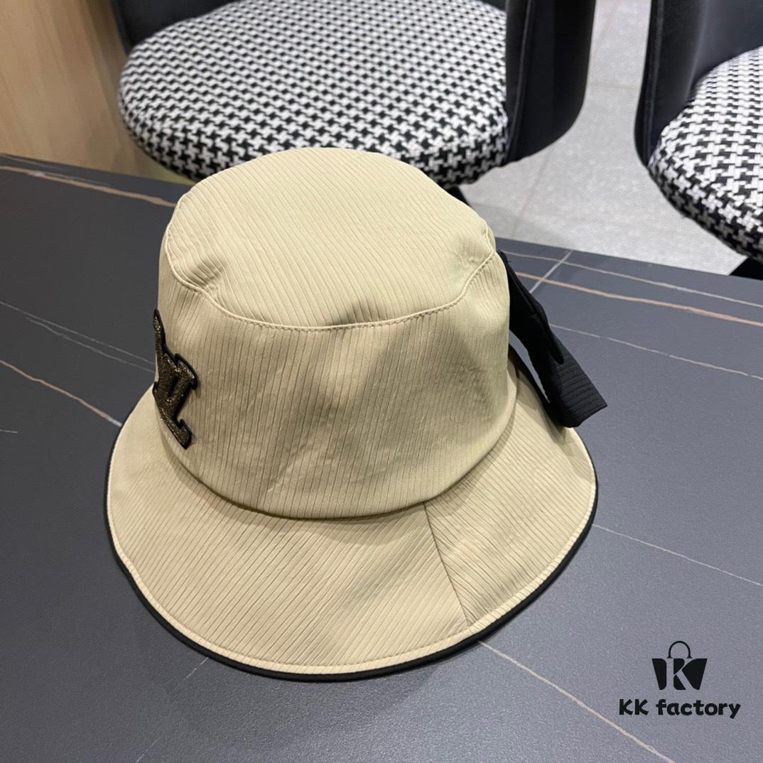 Louis Vuitton 2024 New Arrival LV Bucket Hat, Heavily Crafted ♥️ Fisherman Series, High-End and Elegant, Versatile Style 🤗 Hat, Baseball Cap, Knit Cap