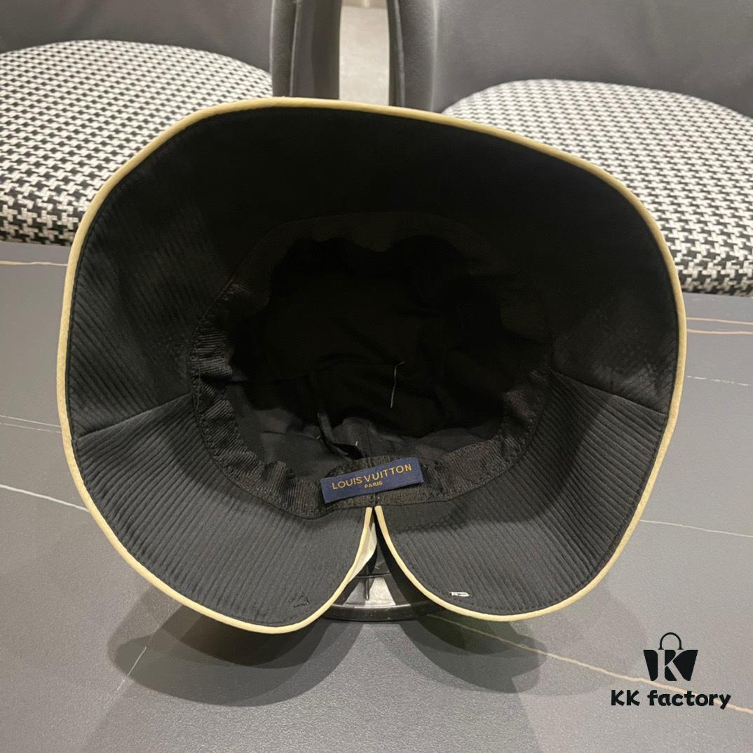 Louis Vuitton 2024 New Arrival LV Bucket Hat, Heavy Craftsmanship, Fisher Collection High-End and Elegant, Versatile Style