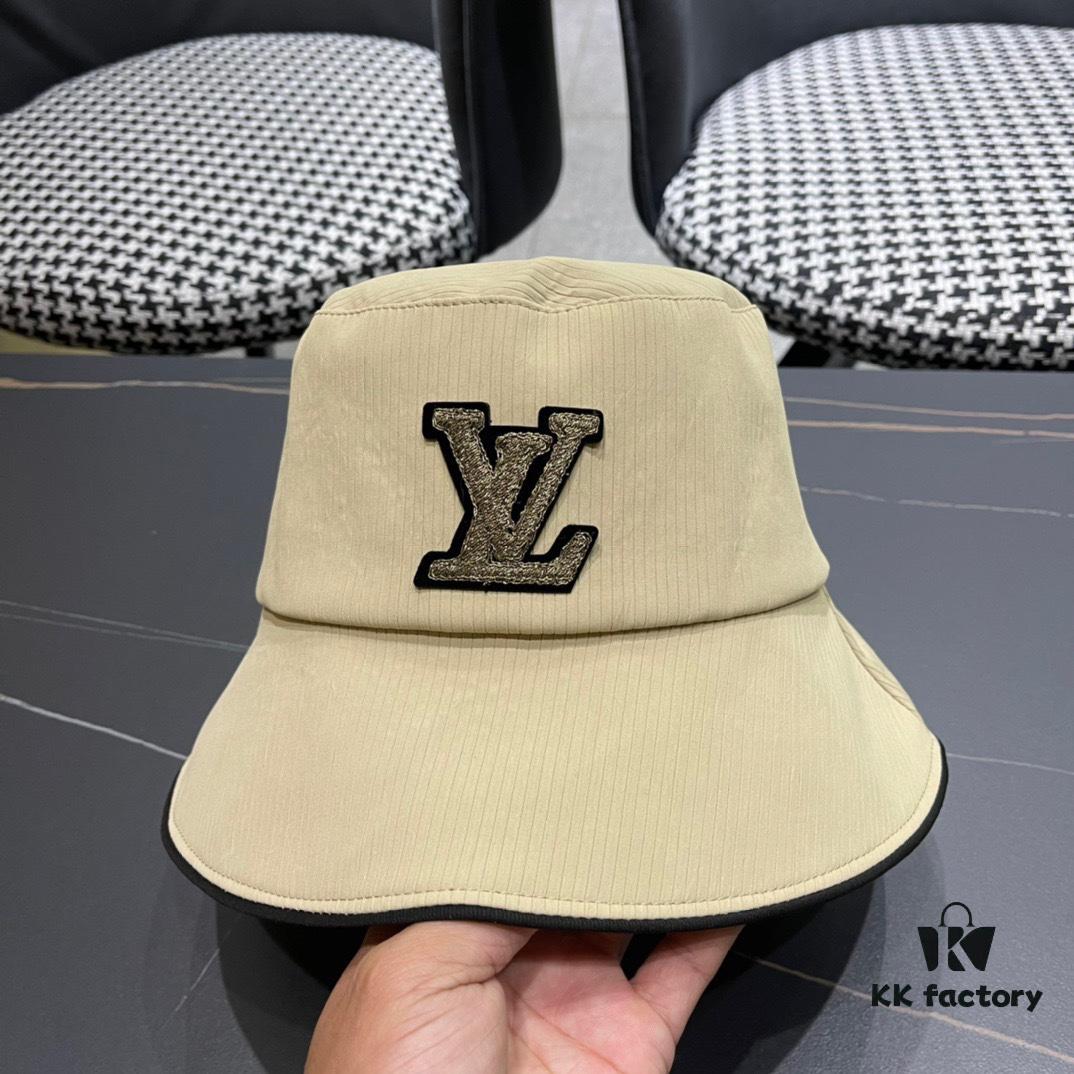 Louis Vuitton 2024 New Arrival LV Bucket Hat, Heavily Crafted ♥️ Fisherman Series, High-End and Elegant, Versatile Style 🤗 Hat, Baseball Cap, Knit Cap