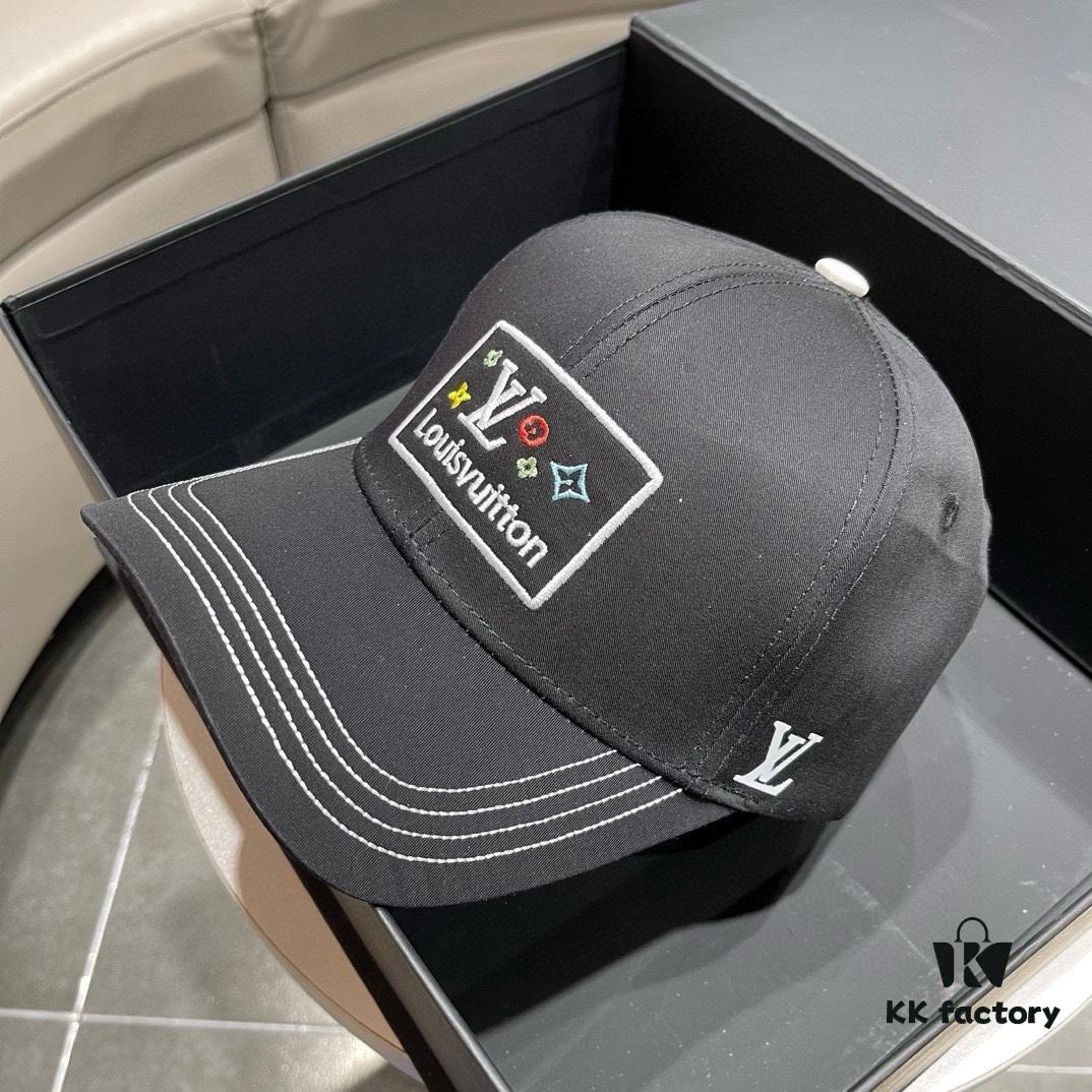 Louis Vuitton LV 2024 Spring/Summer New Arrival Boutique Embroidered Baseball Cap, Unisex Sun Hat, Fisherman Cap, Knit Cap