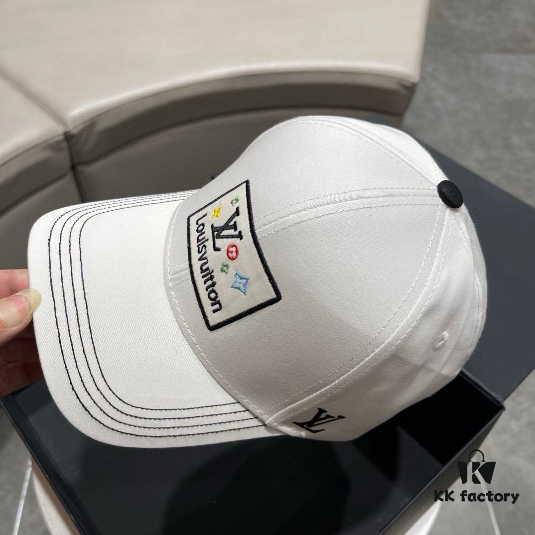 Louis Vuitton LV 2024 Spring/Summer New Arrival Embroidered Baseball Cap, Unisex Sun Hat, Fisherman Cap, Knit Hat