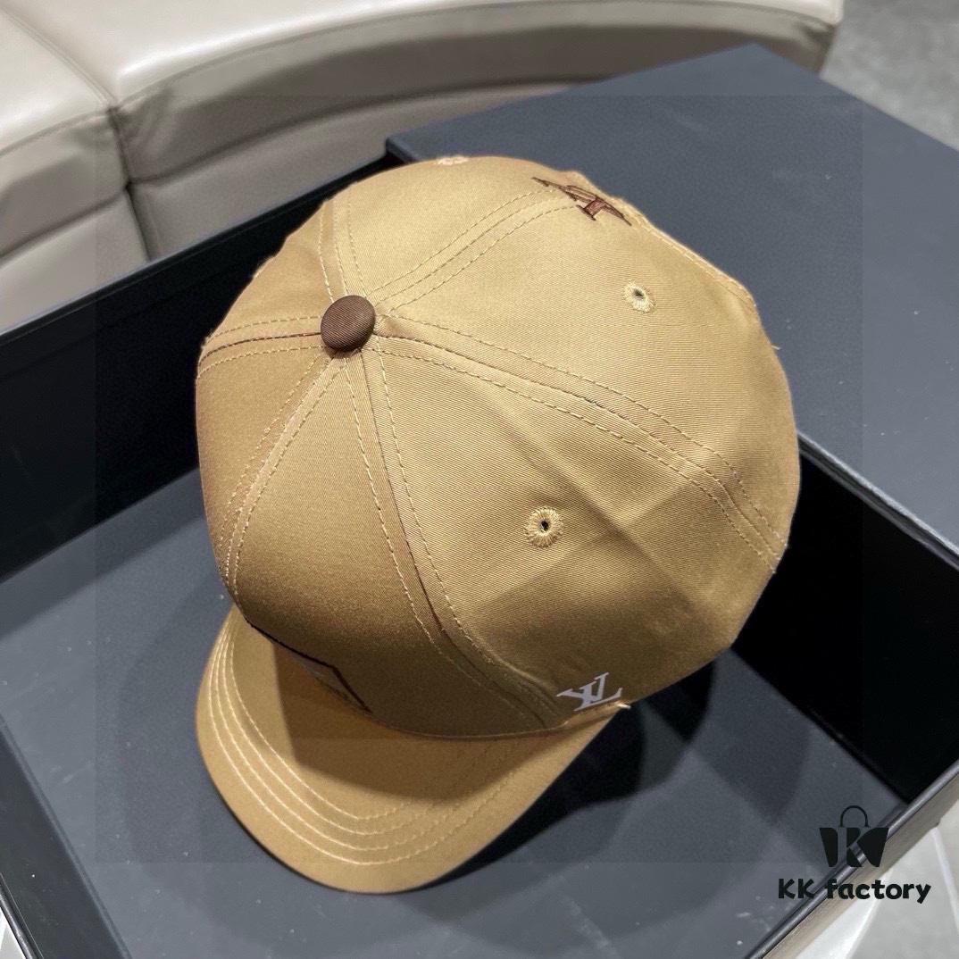 Louis Vuitton LV 2024 Spring/Summer New Arrival Embroidered Baseball Cap, Unisex Sun Hat, Fisherman Cap, Knit Cap