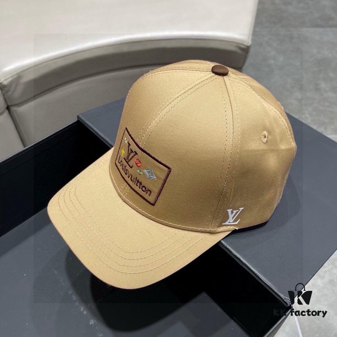 Louis Vuitton LV 2024 Spring/Summer New Arrival Embroidered Baseball Cap, Unisex Sun Hat, Fisherman Cap, Knit Cap