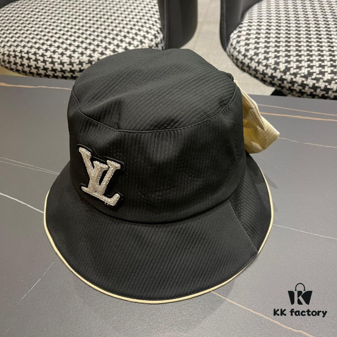 Louis Vuitton 2024 New Arrival LV Bucket Hat, Heavy Craftsmanship, Fisher Collection High-End and Elegant, Versatile Style