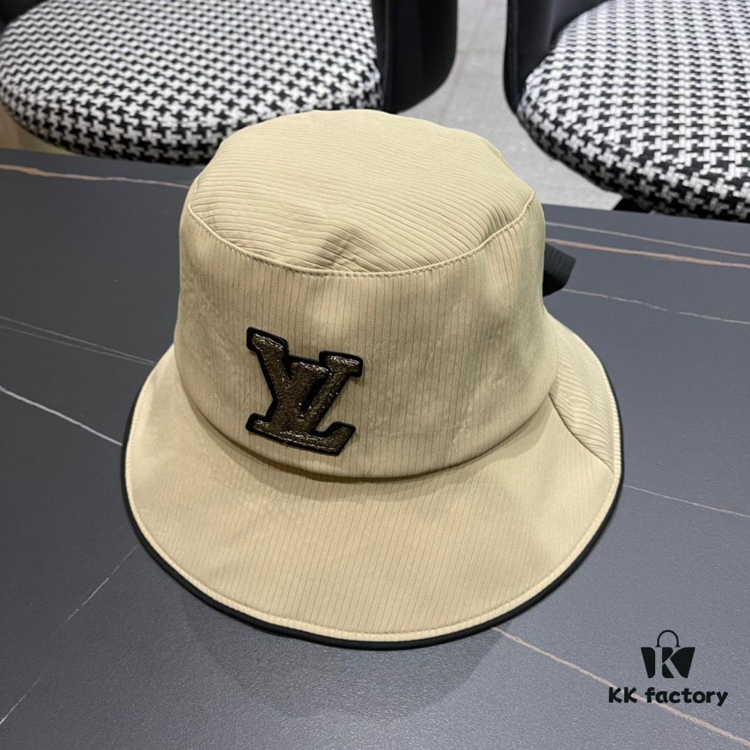 Louis Vuitton 2024 New Arrival LV Bucket Hat, Heavily Crafted ♥️ Fisherman Series, High-End and Elegant, Versatile Style 🤗 Hat, Baseball Cap, Knit Cap