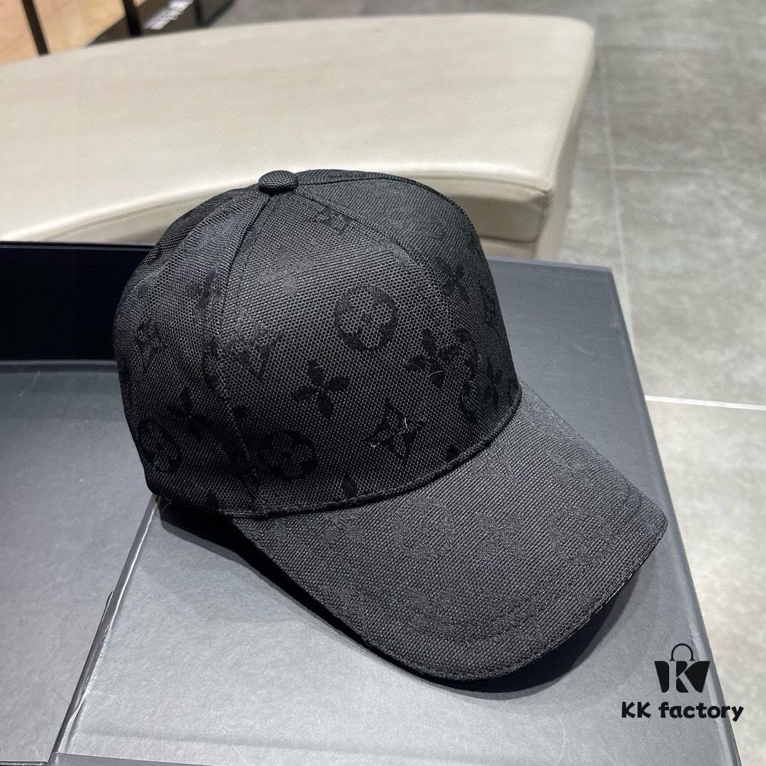 Louis Vuitton LV 2024 Spring New Baseball Cap, Simple and Elegant Design, Unisex Versatile Hat Suitable for Fisherman, Baseball, and Knit Styles