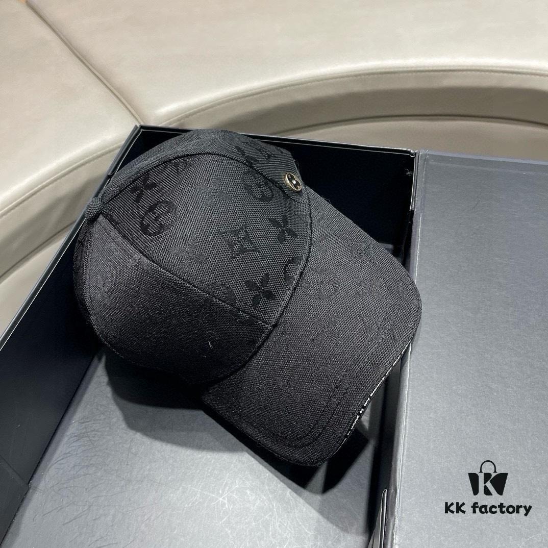 Louis Vuitton LV 2024 Spring New Baseball Cap, Simple and Elegant Design, Unisex Versatile Hat Suitable for Fisherman, Baseball, and Knit Styles