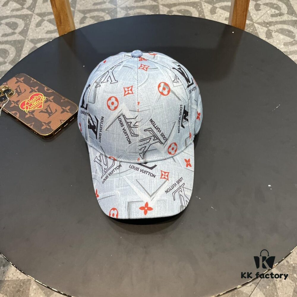 Louis Vuitton Baseball Cap, New LV Baseball Hat, Heavy Craftsmanship, Perfect Embroidery, High-End and Stylish, Unisex Matching Knit Fisherman Cap