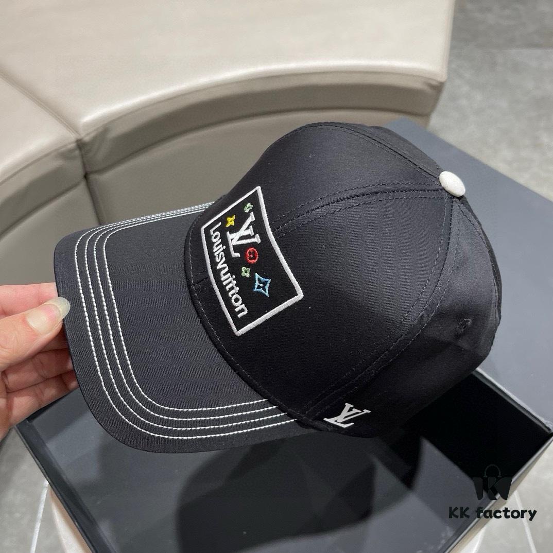 Louis Vuitton LV 2024 Spring/Summer New Arrival Boutique Embroidered Baseball Cap, Unisex Sun Hat, Fisherman Cap, Knit Cap