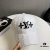 Louis Vuitton Embroidered Baseball Cap, Cabinet Hot-Selling Style, Pure Cotton Lining, Lightweight and Breathable