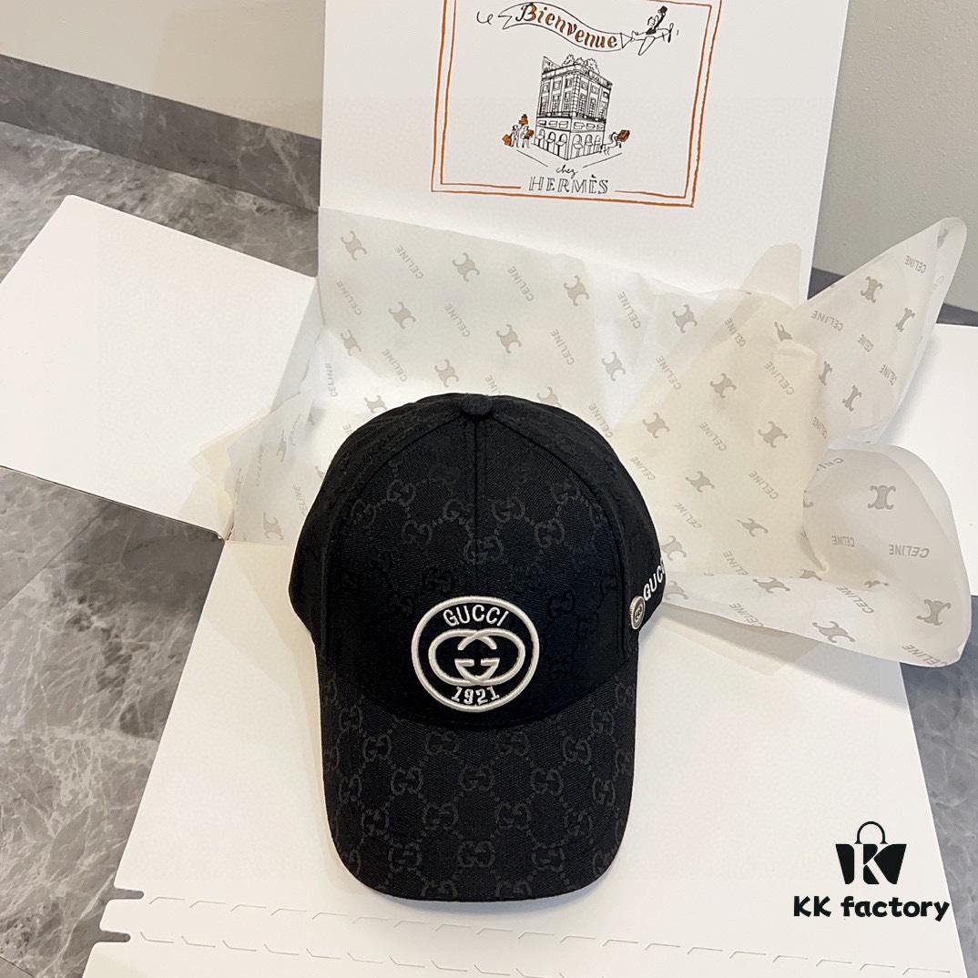 Special Price 💛 Comes with Dust Bag. [GUCCI] 2024 Spring/Summer New Heavy Embroidery Baseball Cap, Classic Counter Style Unisex Fisherman Cap Knit Hat