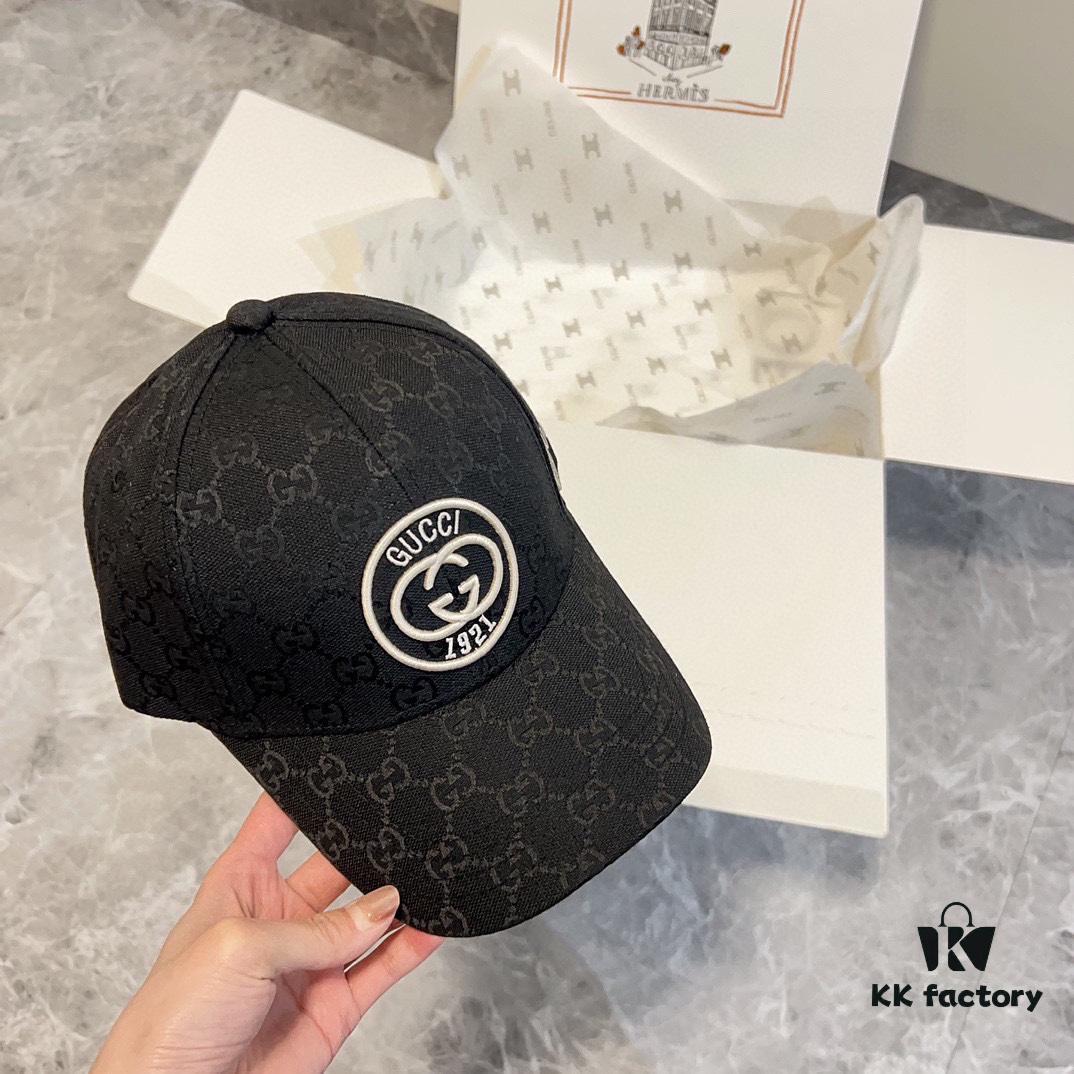 Special Price 💛 Comes with Dust Bag. [GUCCI] 2024 Spring/Summer New Heavy Embroidery Baseball Cap, Classic Counter Style Unisex Fisherman Cap Knit Hat