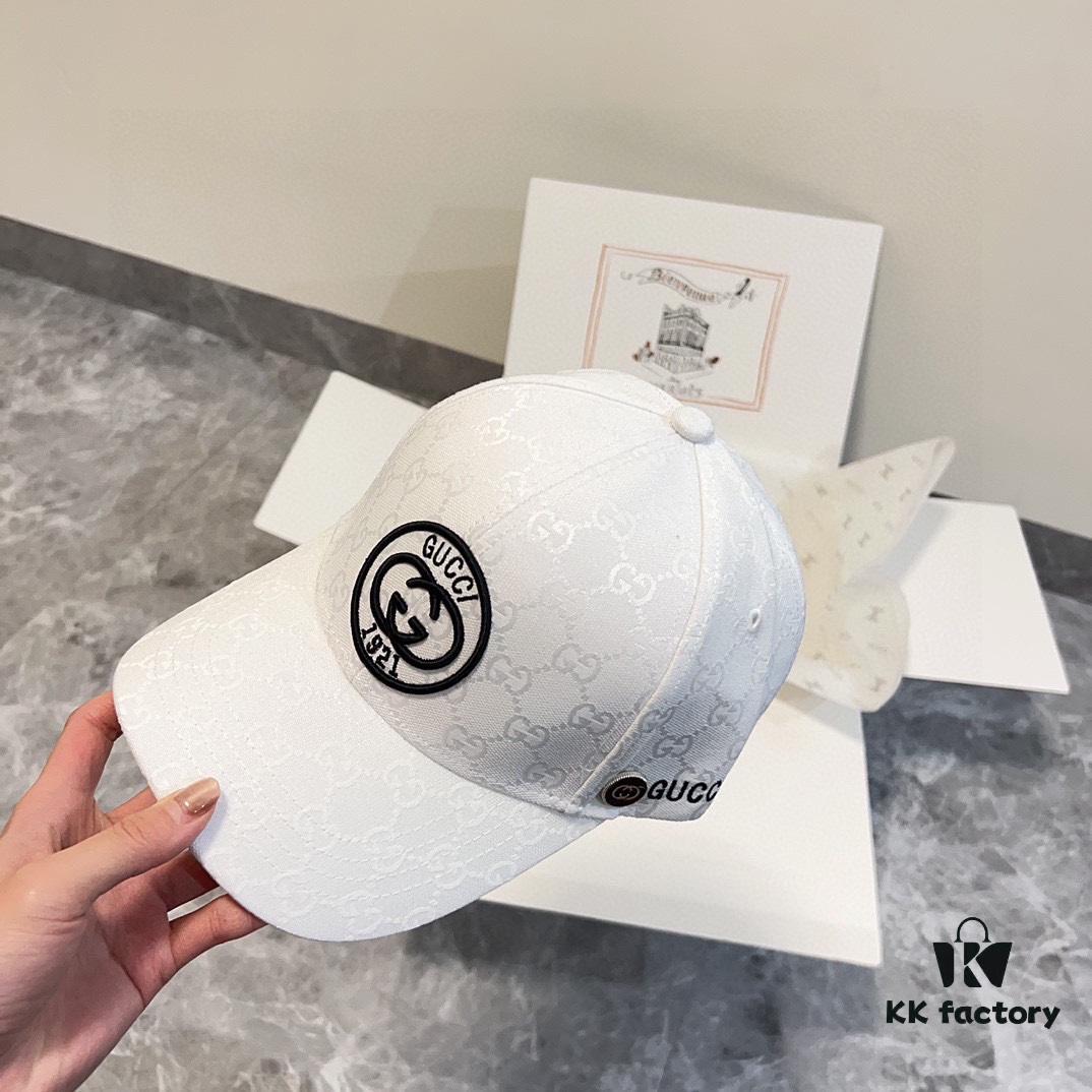 Special Price 💛 Comes with Dust Bag. [GUCCI] 2024 Spring/Summer New Arrival Heavy Embroidered Baseball Cap, Classic Counter Style Unisex Fisherman Cap Knit Hat
