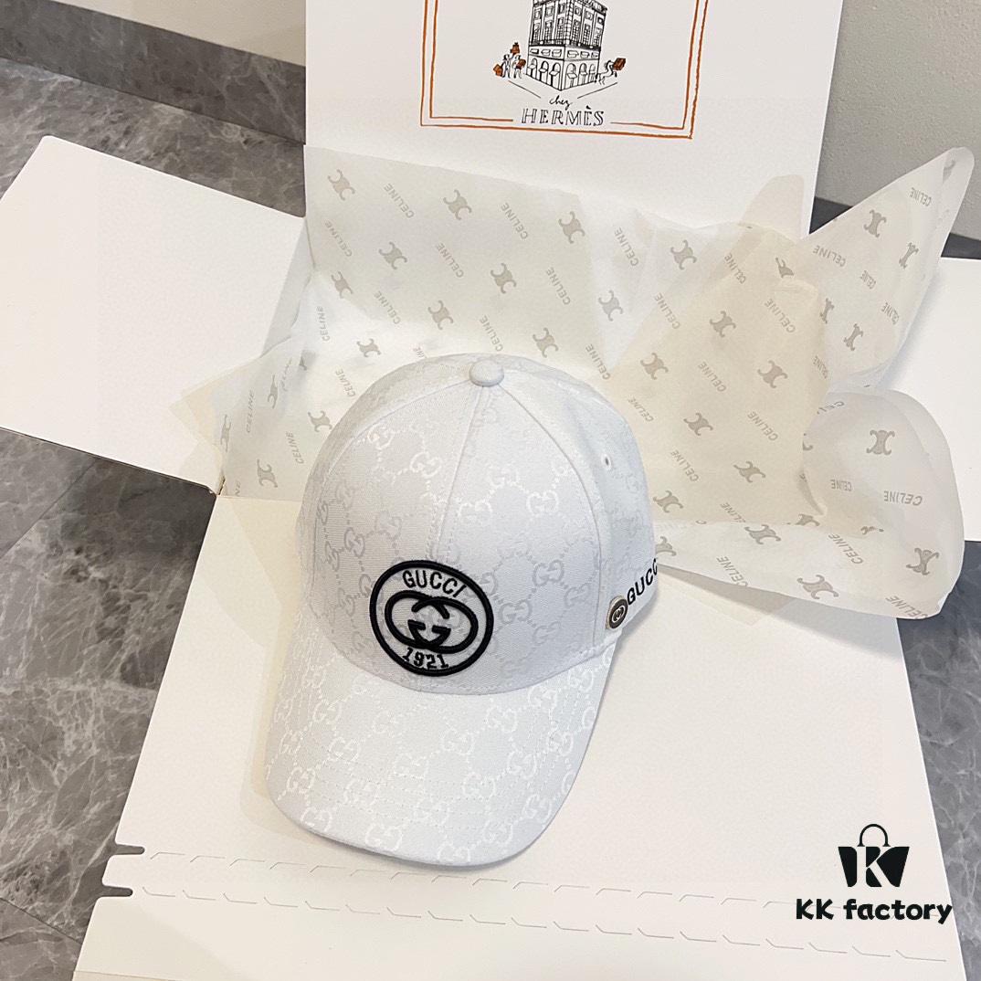 Special Price 💛 Comes with Dust Bag. [GUCCI] 2024 Spring/Summer New Arrival Heavy Embroidered Baseball Cap, Classic Counter Style Unisex Fisherman Cap Knit Hat