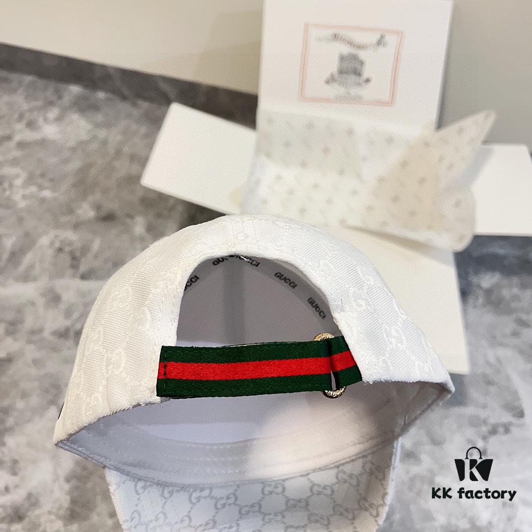 Special Price 💛 Comes with Dust Bag. [GUCCI] 2024 Spring/Summer New Arrival Heavy Embroidered Baseball Cap, Classic Counter Style Unisex Fisherman Cap Knit Hat