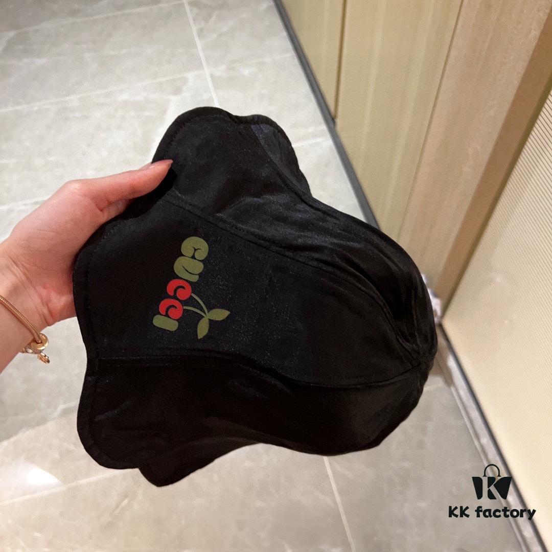 GUCCI x Spring/Summer 2024 Wave-Brimmed Waterproof Smooth-Finish Fisherman Hat