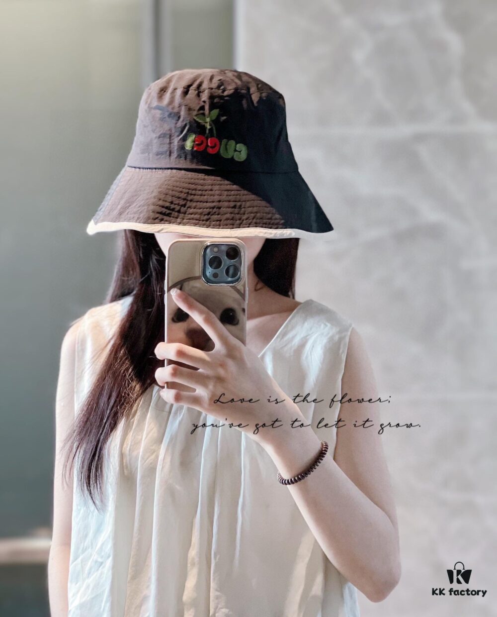 GUCCI x Dust Bag Included 2024 New Arrival Color-Block Candy-Tone Unisex Fisherman Hat