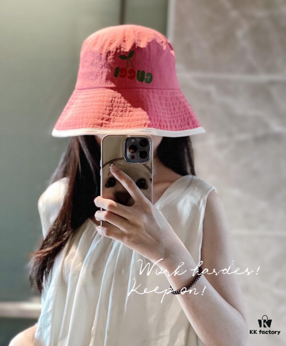 GUCCI Unisex 2024 New Arrival Multicolor Candy-Tone Adjustable Fisherman Hat with Dust Bag