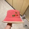 GUCCI Unisex 2024 New Arrival Multicolor Candy-Tone Adjustable Fisherman Hat with Dust Bag