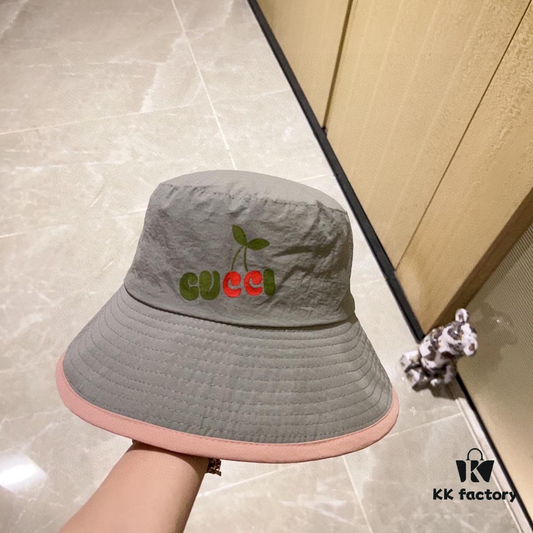 GUCCI Unisex 2024 New Arrival Multicolor Candy-Tone Adjustable Fisherman Hat with Dust Bag