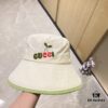 GUCCI Unisex 2024 New Arrival Color-Block Candy-Tone Adjustable Fisherman Hat with Dust Bag