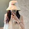 GUCCI Unisex 2024 New Arrival Color-Block Candy-Tone Adjustable Fisherman Hat with Dust Bag