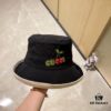GUCCI x Dust Bag Included 2024 New Arrival Color-Block Candy-Tone Unisex Fisherman Hat