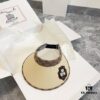 GUCCI Summer 2024 New Arrival Exclusive Patchwork Sun Hat with Open Top, Unisex Casual Streetwear Cap