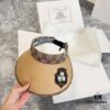 GUCCI Summer 2024 New Arrival Exclusive Patchwork Sun Hat with Open Top, Unisex Casual Streetwear Cap