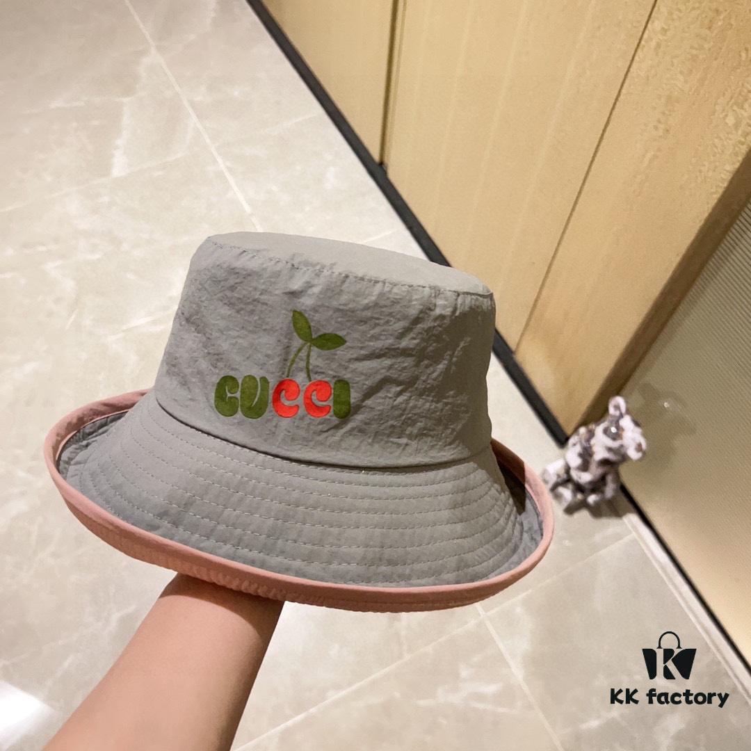 GUCCI Unisex 2024 New Arrival Multicolor Candy-Tone Adjustable Fisherman Hat with Dust Bag